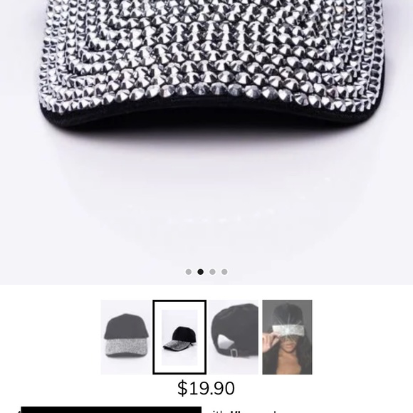 Rhinestone 🧢 hat - Picture 3 of 7